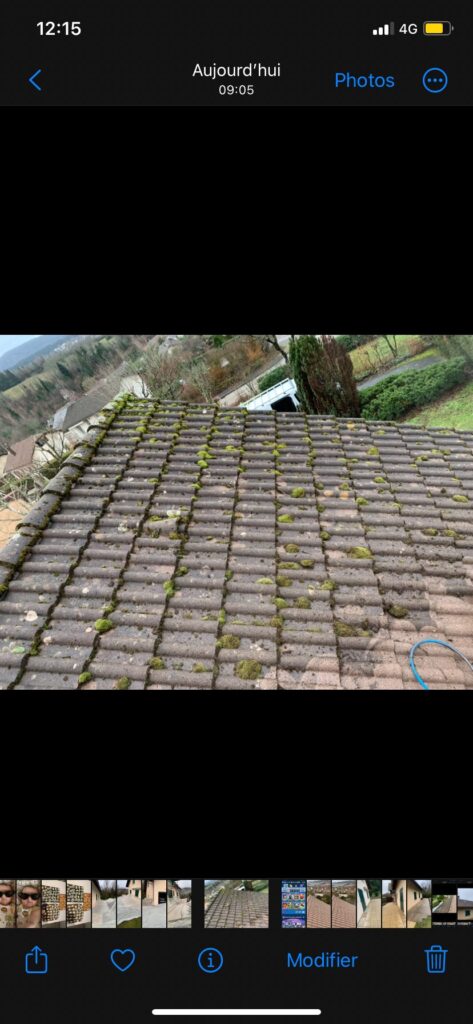 Nettoyage de toiture Montjay